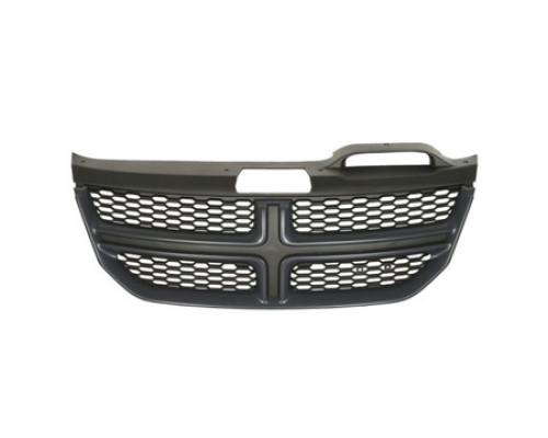 Решітка радіатора бампера ЧОРНА МАТОВА DODGE JOURNEY 2011 2012 2013 2014 2015 2016 2017 2018 2019 2020
