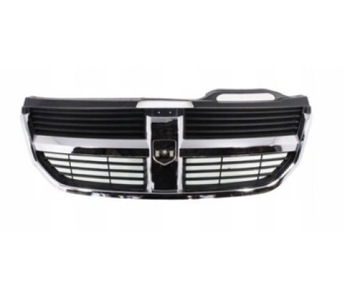 Решітка радіатора бампера ХРОМ DODGE JOURNEY 2008 2009 2010