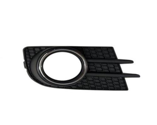 Volkswagen TIGUAN 2011-16 Решітка заглушка накладка протитуманної фари з ПТФ хром ПРАВА